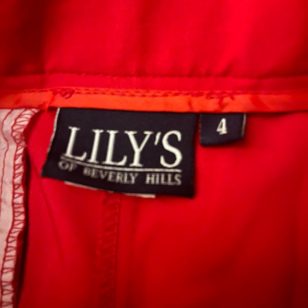 Lilys of Beverly Hills slack capri